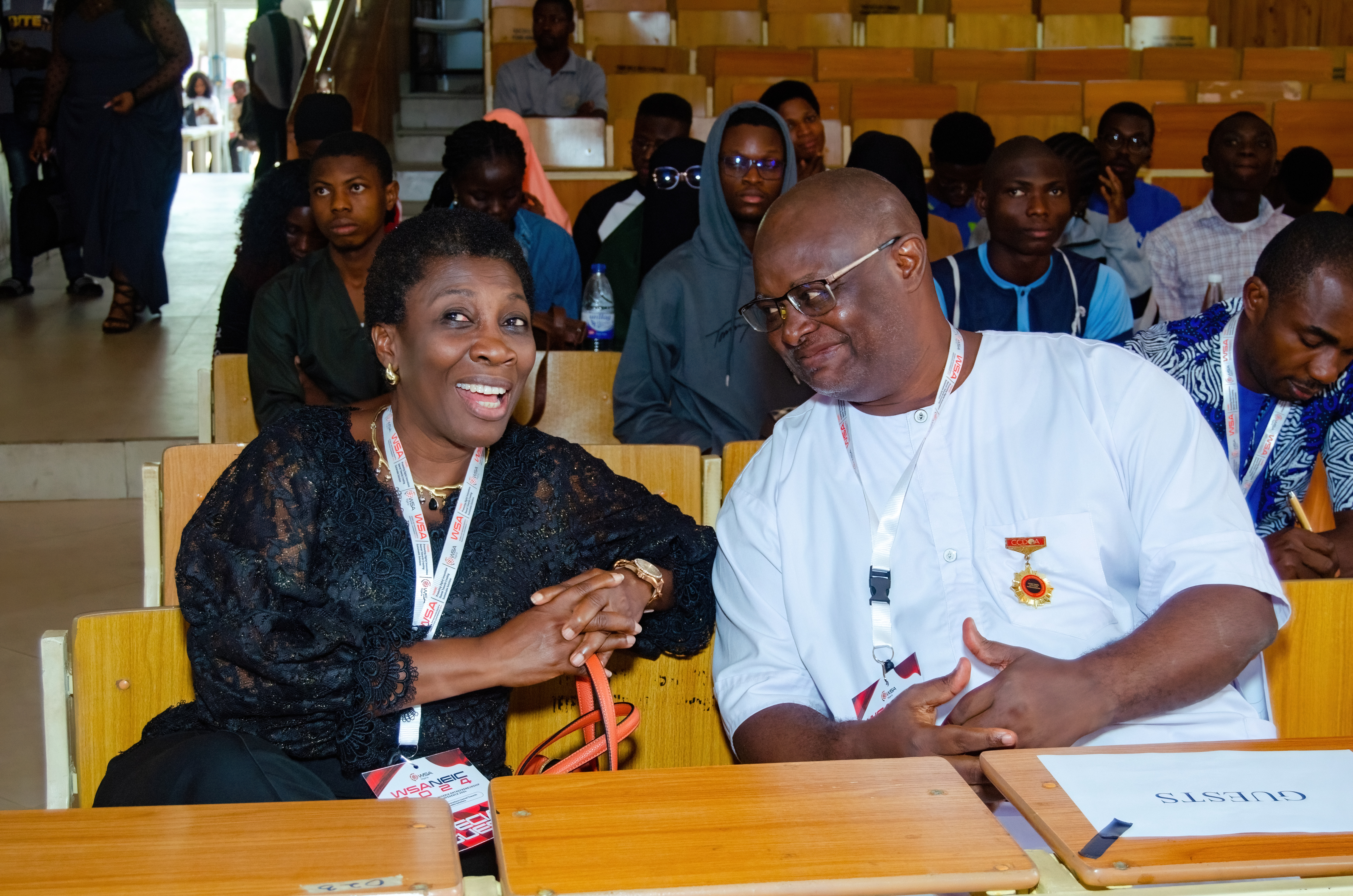 With UNILAG Dep. Vice Chancellor